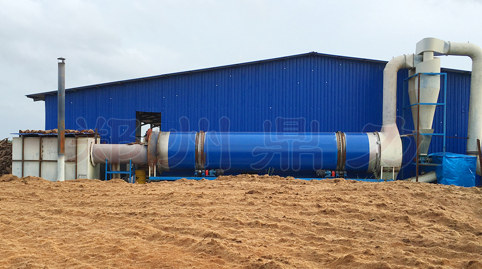 斯里蘭卡椰糠烘干機案例現(xiàn)場